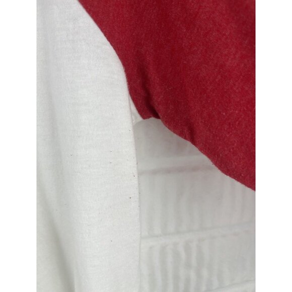 Chaser Shirt Womens XL 'Sleepy Morning Coffee Dog Walk' Raglan Tee - Picture 3 of 6